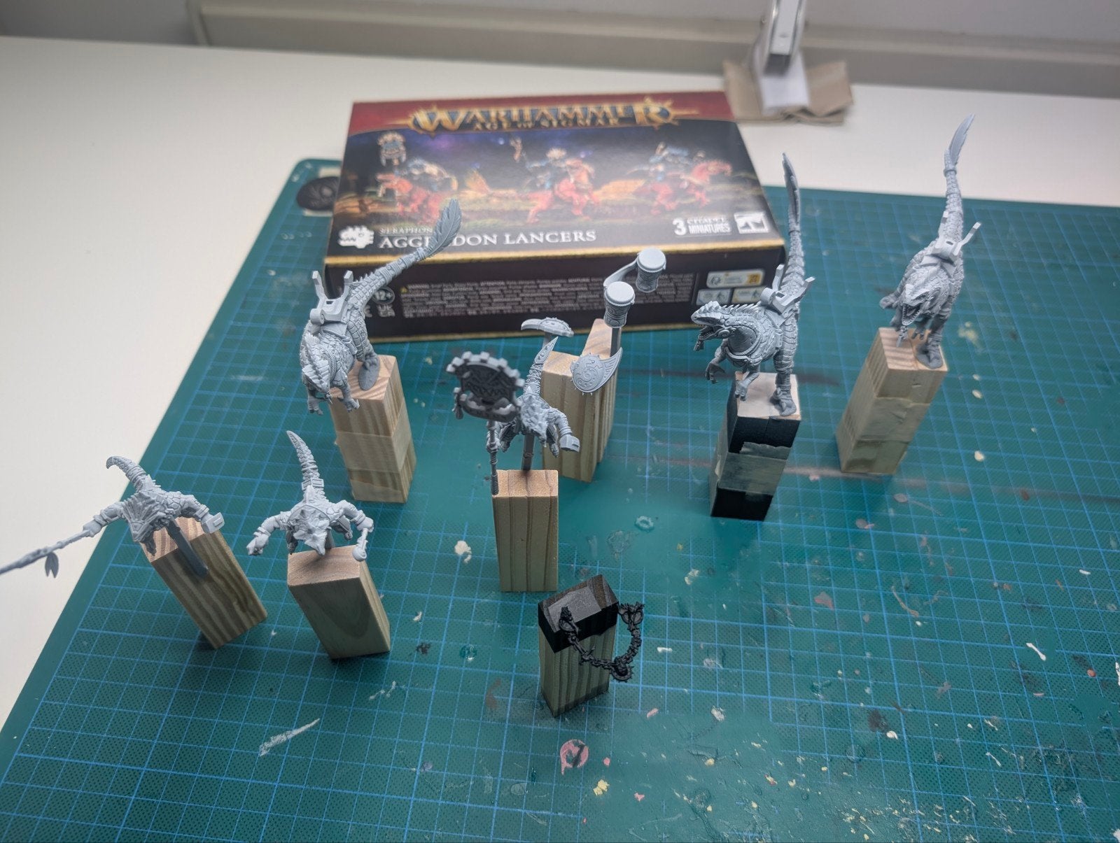 Warhammer Age of Sigmar: Aggradon Lancers, Figuurtje(s), Nieuw, Warhammer, Ophalen of Verzenden