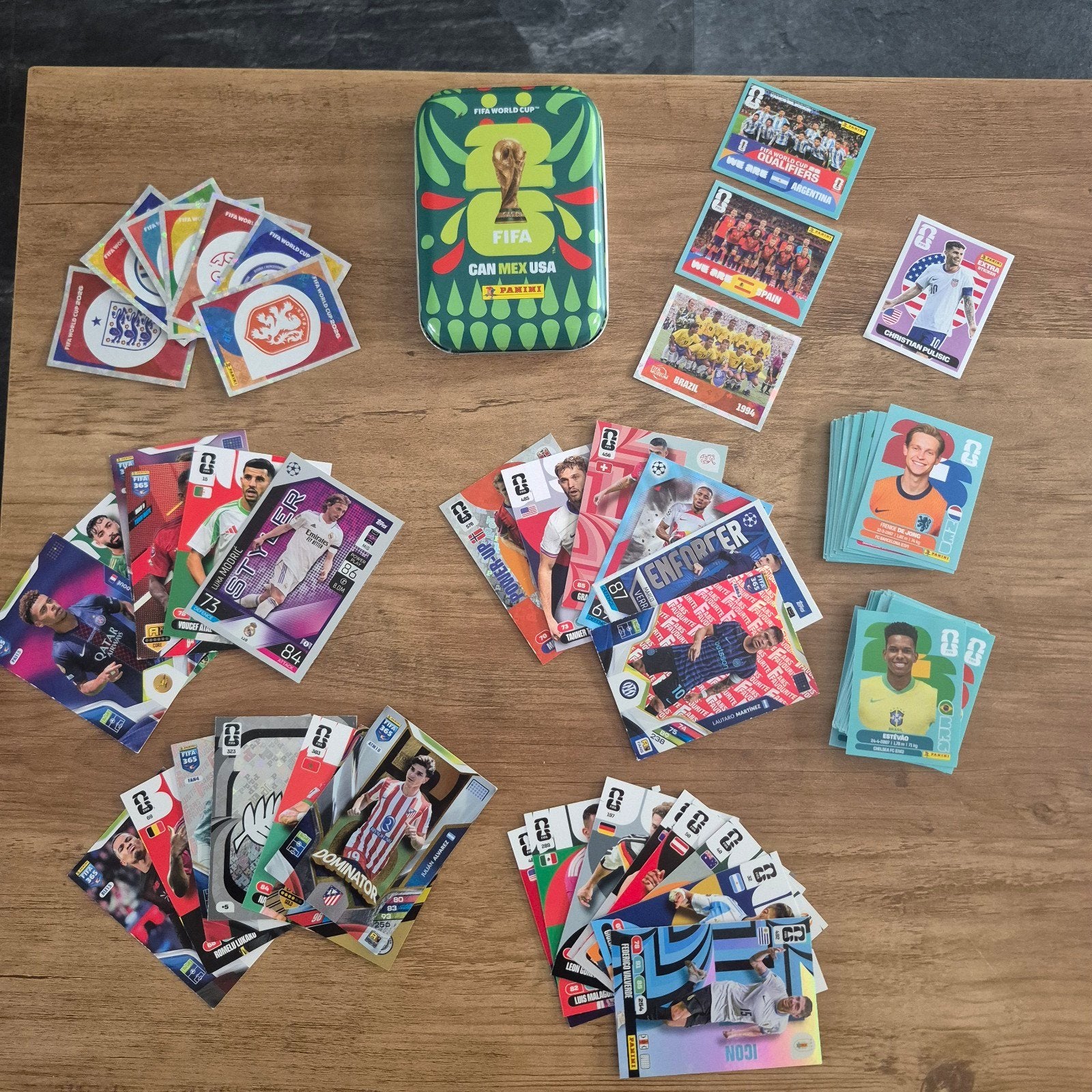 Panini Voetbalkaartjes/stickers wk 2026 100+, Ophalen of Verzenden, Zo goed als nieuw, Overige sporten, Spelerskaart