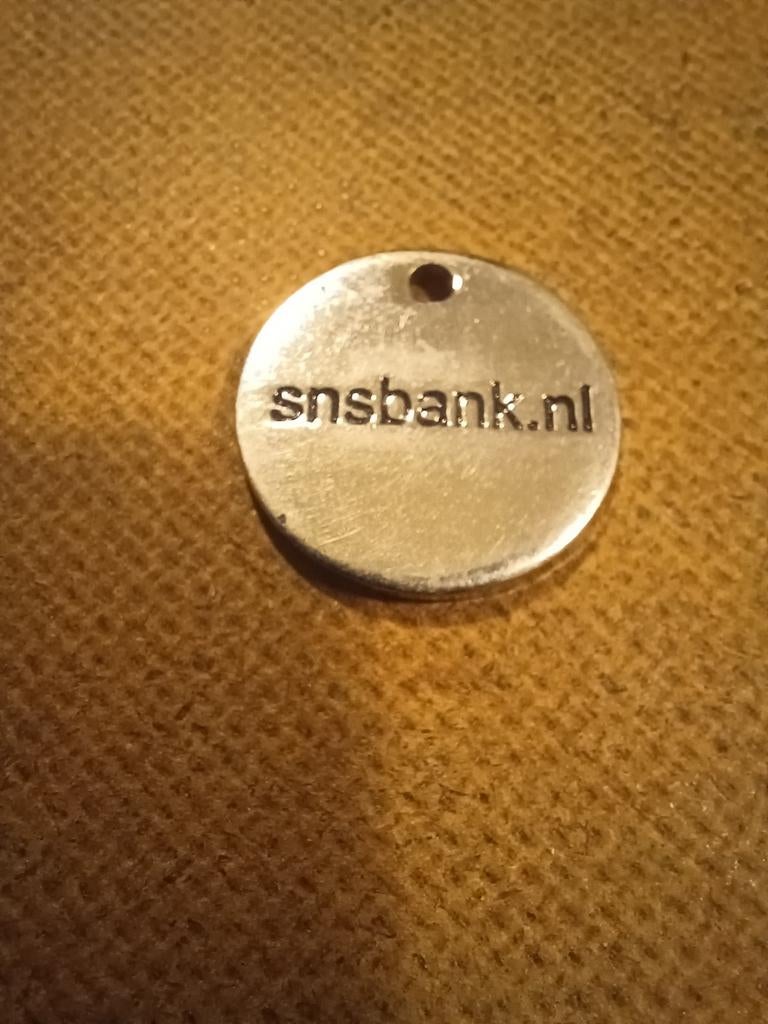 Winkelwagenmuntje SNS bank, Ophalen