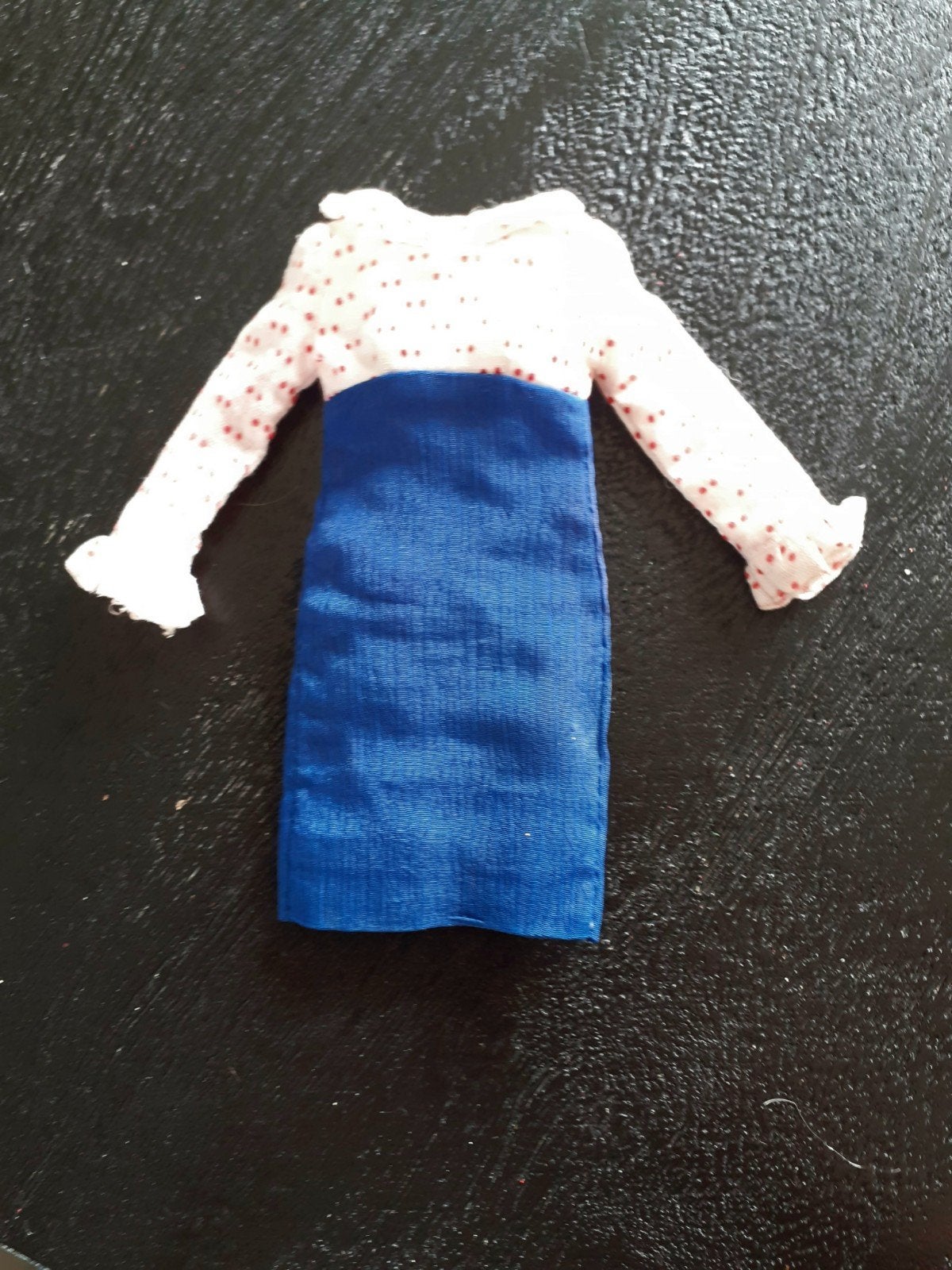 Vintage Barbie,  Francie jurk jaren 60, Verzamelen, Ophalen of Verzenden, Gebruikt, Kleertjes
