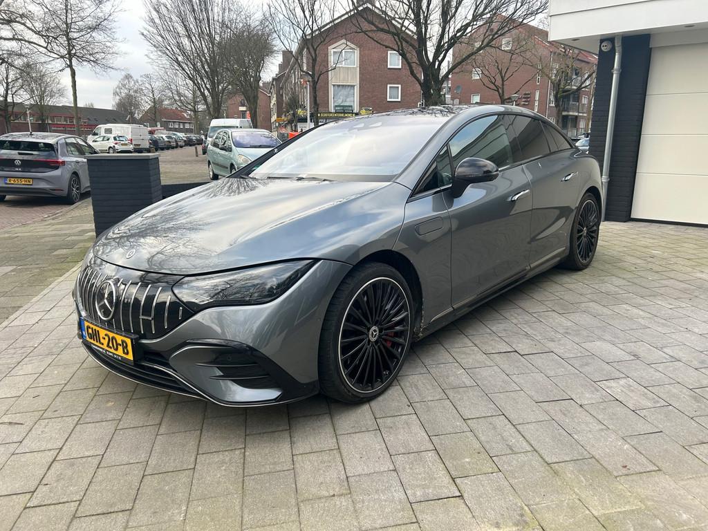 Mercedes-Benz EQE 350+ AMG Line 91 kWh, Auto's, Mercedes-Benz, Automaat, Achterwielaandrijving, Gebruikt, 662 km