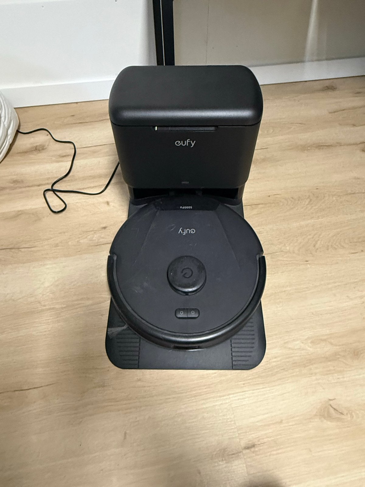 Eufy Robotstofzuiger met zelfreinigend station, Ophalen, Overige merken, Gebruikt, Automatisch legen