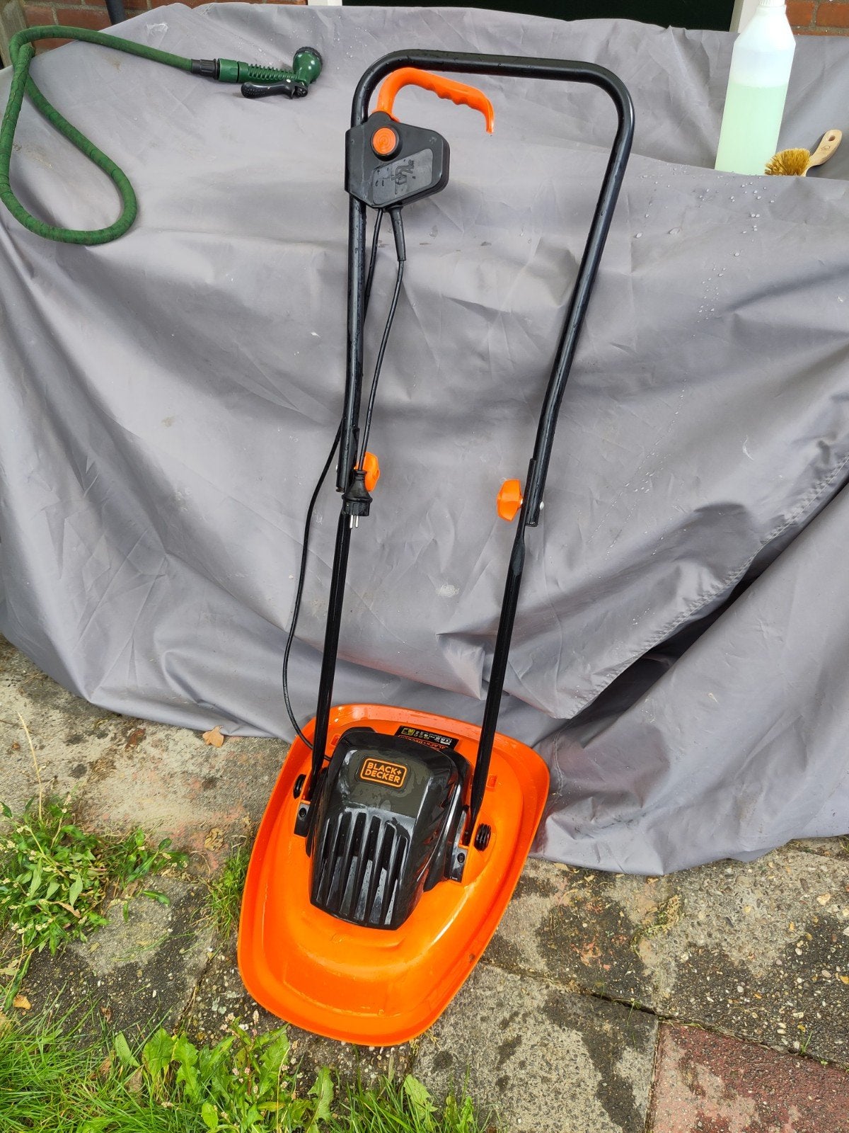 Black + Decker BEMWH551 Zweefmaaier, Ophalen, Gebruikt, Elektrische grasmaaier, Black + Decker