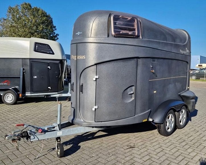 Humbaur Pegasus 2paards trailer, Ophalen, Gebruikt, Aluminium, 2-paards trailer
