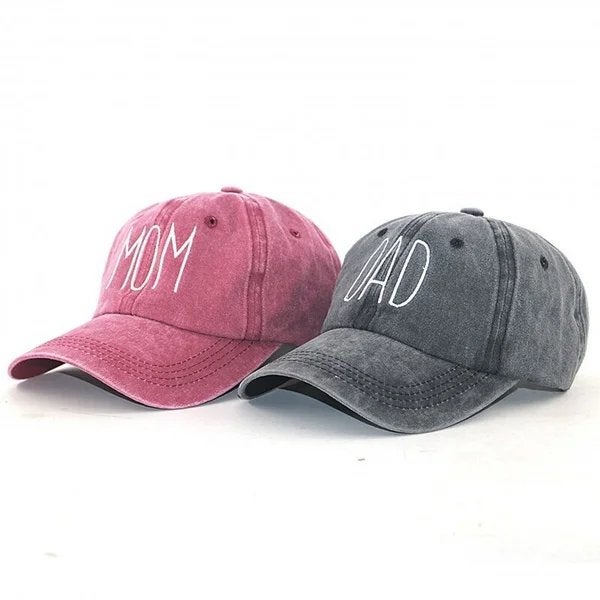 Set met 1 cap Mom en 1 cap Dad, Nieuw, Pet, Info@sweet-one.nl, One size fits all