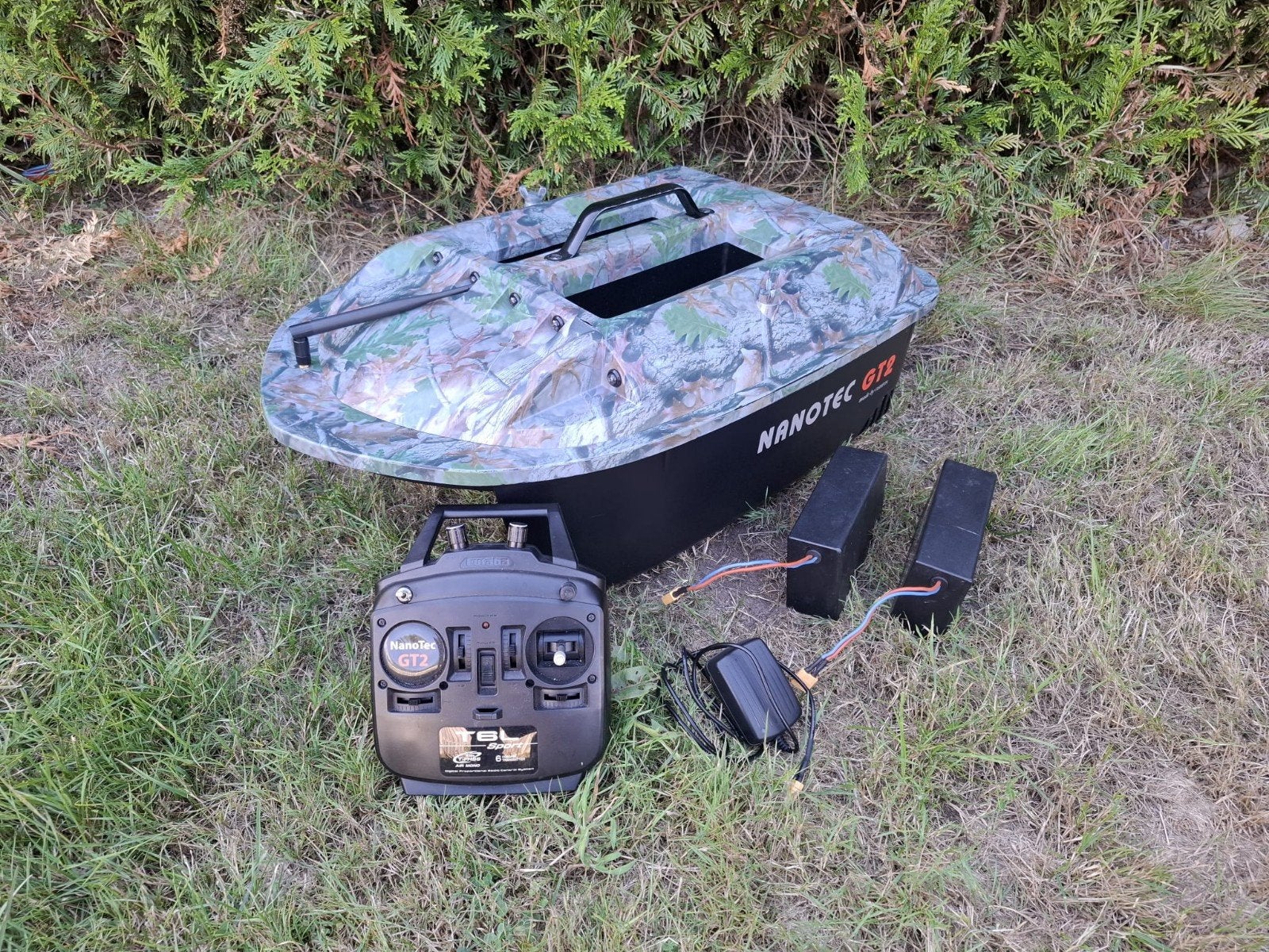 Voerboot nanotec gt2 Camouflage met 1 jaar garantie, Watersport en Boten, Ophalen of Verzenden, Zo goed als nieuw, Overige typen