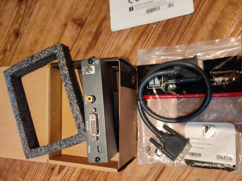 Kramer VP-506 DVI-I to CV Scan Converter, Ophalen of Verzenden
