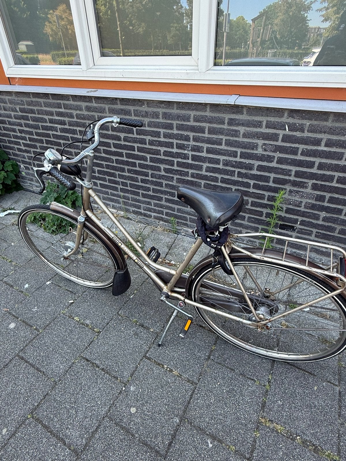 Vintage Gazelle fiets inclusief fietsslot, Ophalen of Verzenden, Gazelle, Trommelrem, 53 tot 56 cm