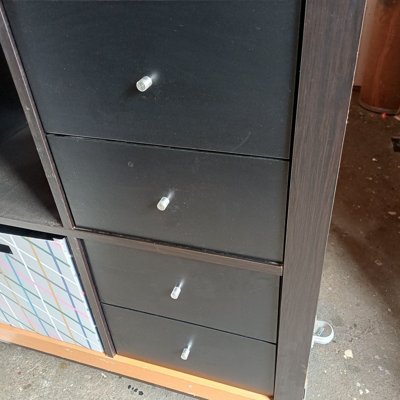 IKEA Expedit/Kallax ladeblok - Zwart voor vakkenkast kast, Ophalen, Gebruikt