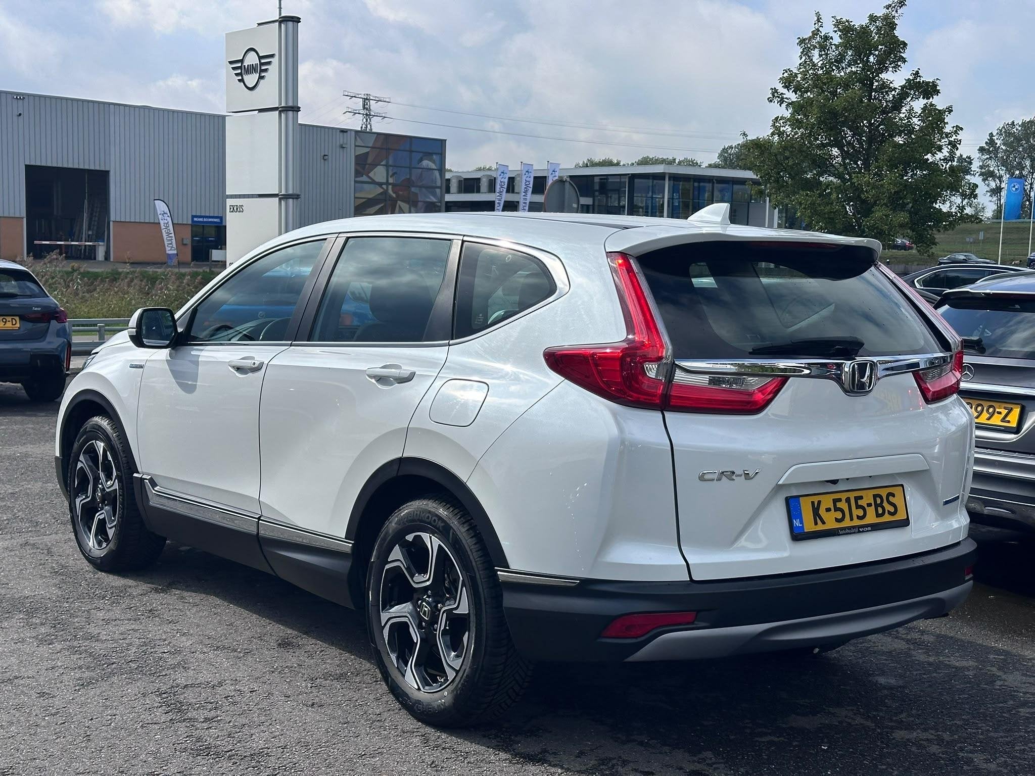Honda CR-V 2.0 Hybrid Business Edition Hoge zit | Camera | N, Auto's, Stof, Gebruikt, 4 cilinders, Wit