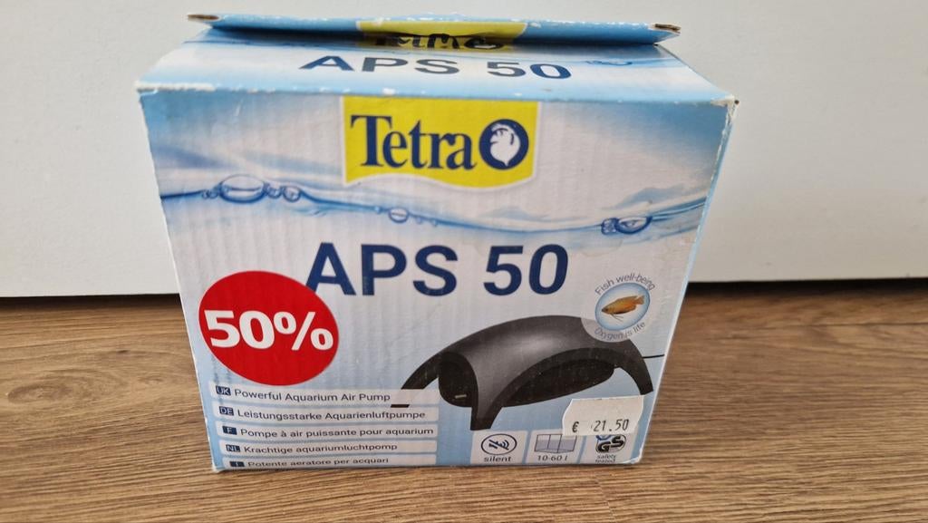 Aquarium luchtpomp nieuw