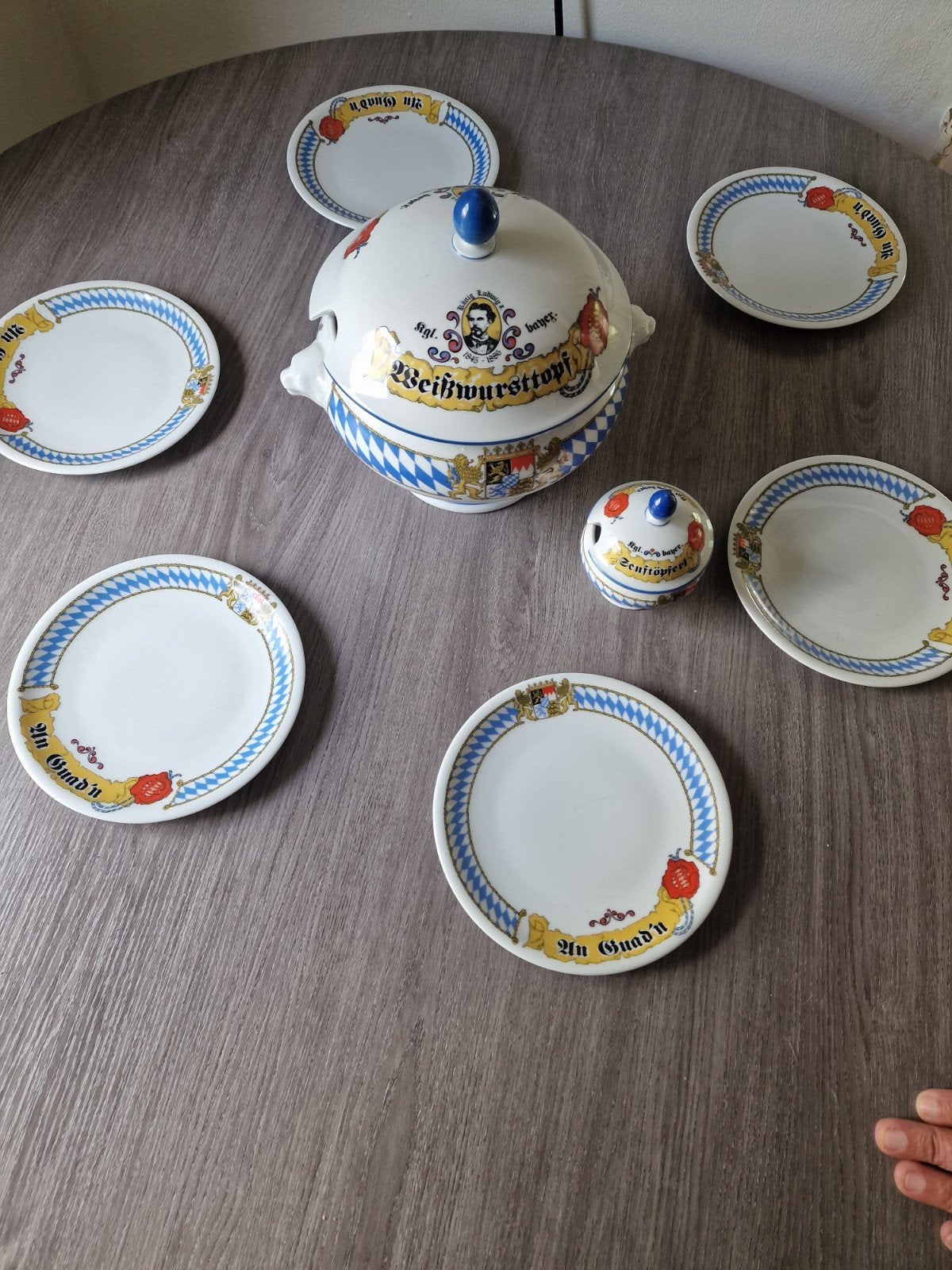 Vintage Seltmann Weiden Bavaria Weisswurst set, Ophalen of Verzenden