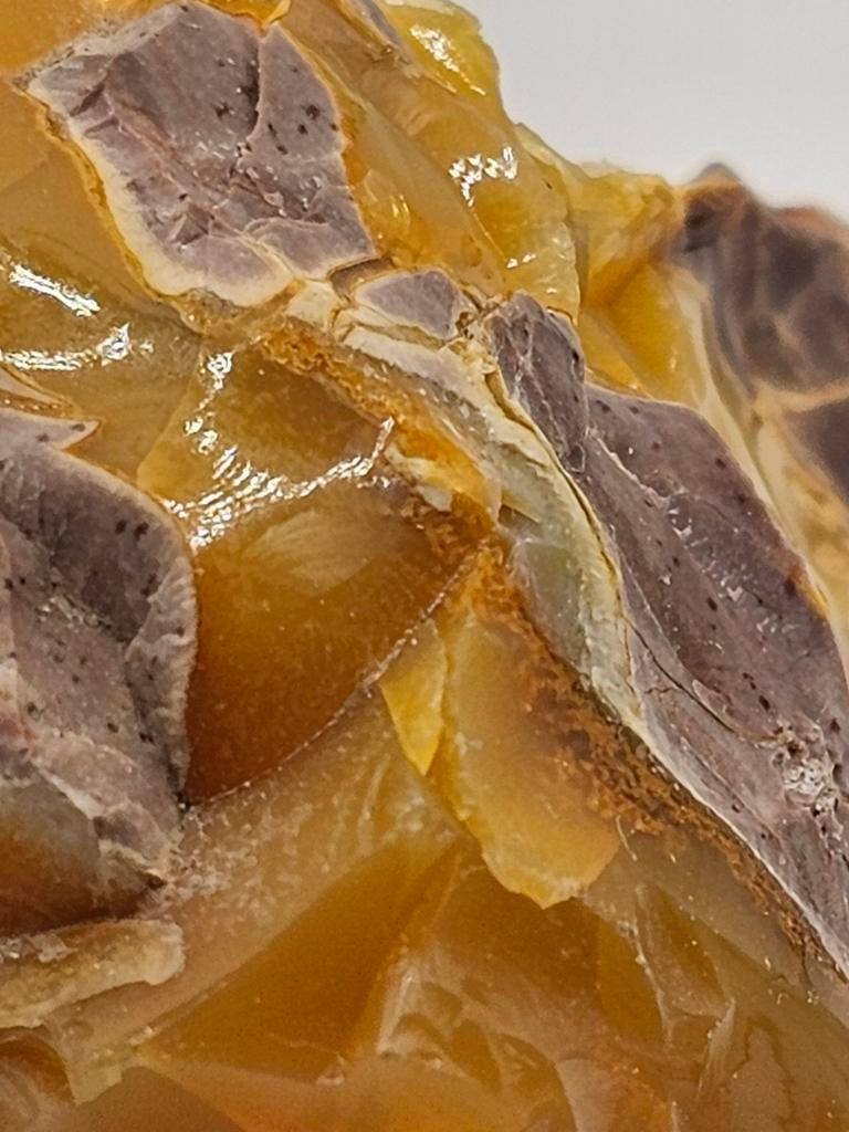 Gele/Oranje Vuuropaal uit Oregon, Verzamelen, Ophalen of Verzenden, Mineraal