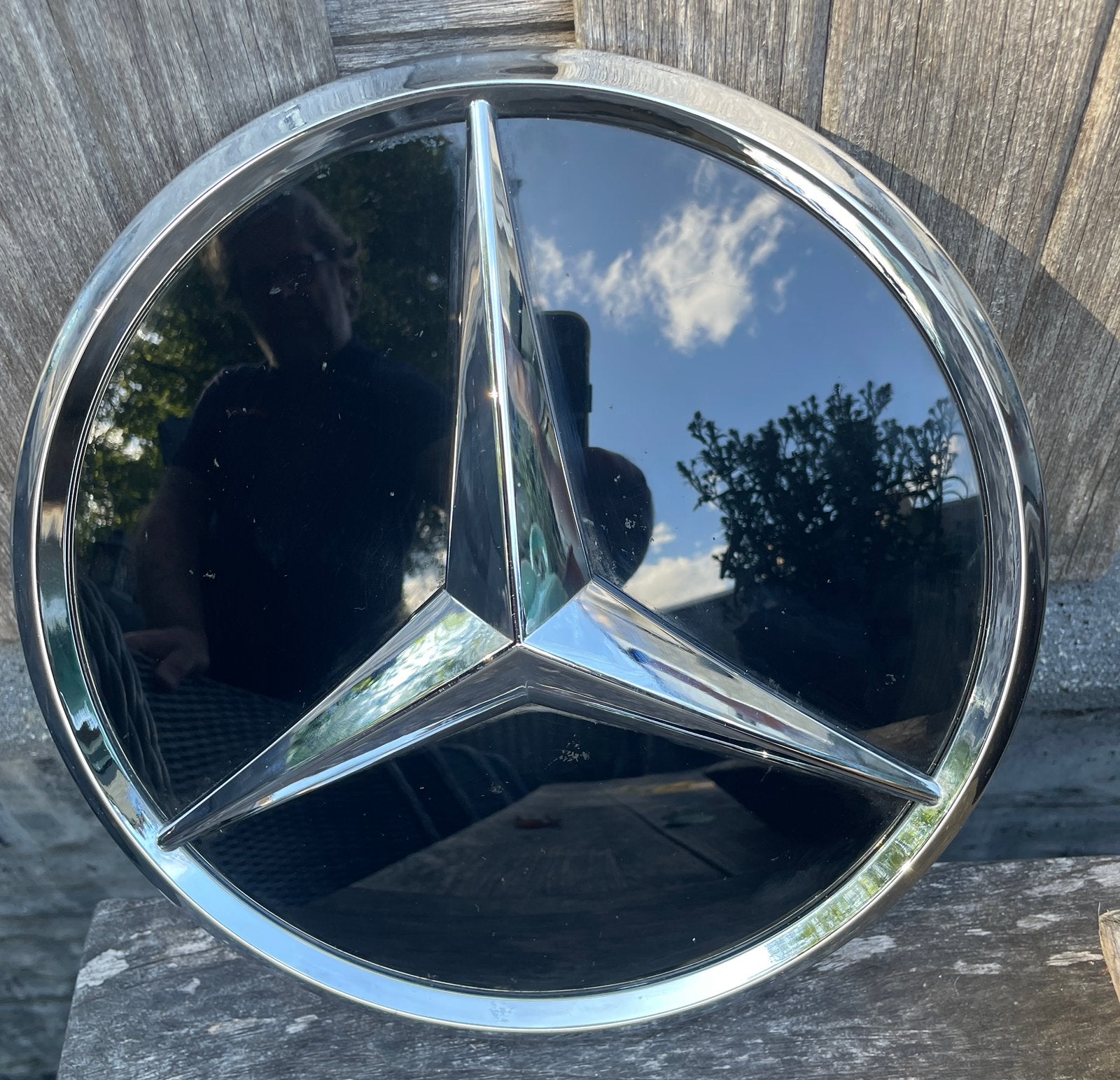 Mercedes ster/logo voor de gril., Ophalen of Verzenden, Gebruikt