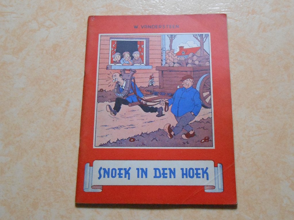 Snoek 8 Snoek in den hoek 1951 1 ste druk., Gelezen, Willy Vandersteen, Eén stripboek, Ophalen of Verzenden