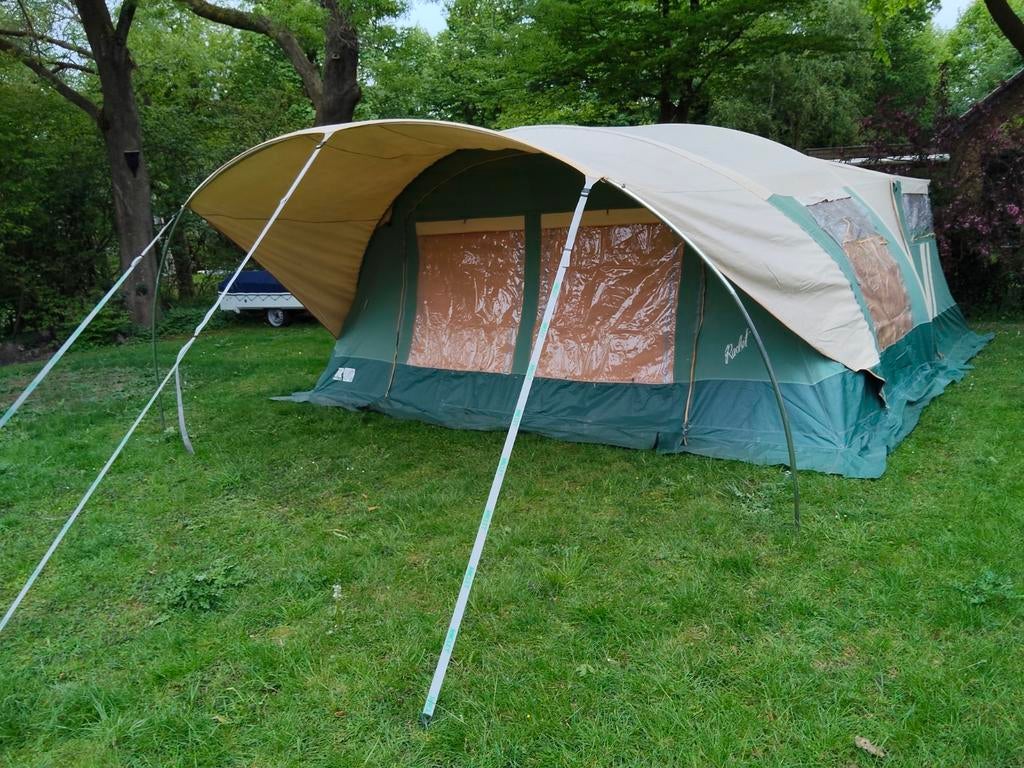 Raclet Safari van bj 2010 , met lattenbodems., Caravans en Kamperen, Ophalen, Aanwezig, Meer dan 6, Groen