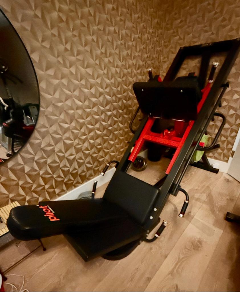 Leg Press en Hack Squat combinatie machine als nieuw, Ophalen, Zo goed als nieuw, Benen, Overige typen