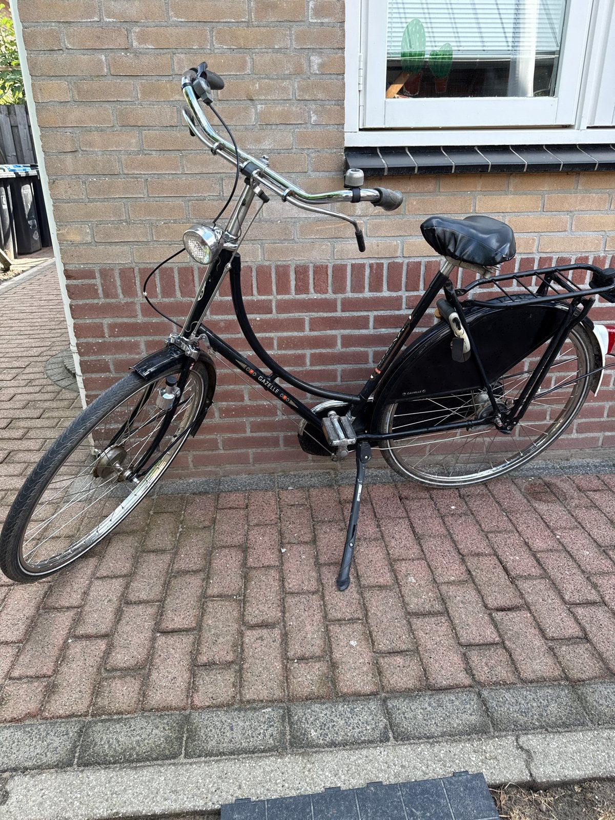 Gazelle omafiets met trommelremmen, Fietsen en Brommers, Ophalen, Gebruikt, 56 cm of meer, Handrem