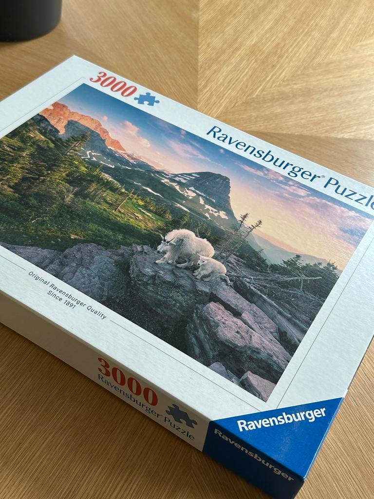 Nieuwe Ravensburger Puzzle 3000 Stukjes - Alpine Geit, Ophalen of Verzenden, Meer dan 1500 stukjes, Nieuw, Legpuzzel