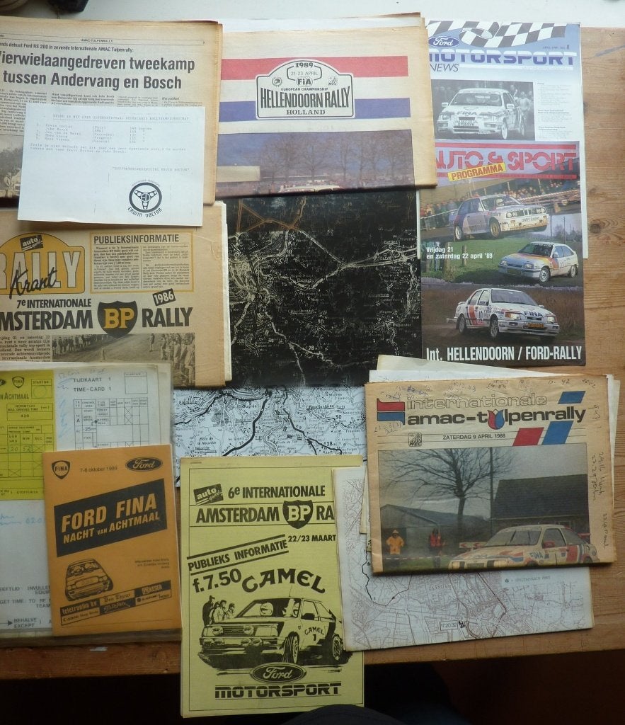 Rally documentatie uit de jaren '80, Boeken, Gelezen, Algemeen, Diverse auteurs, Ophalen of Verzenden