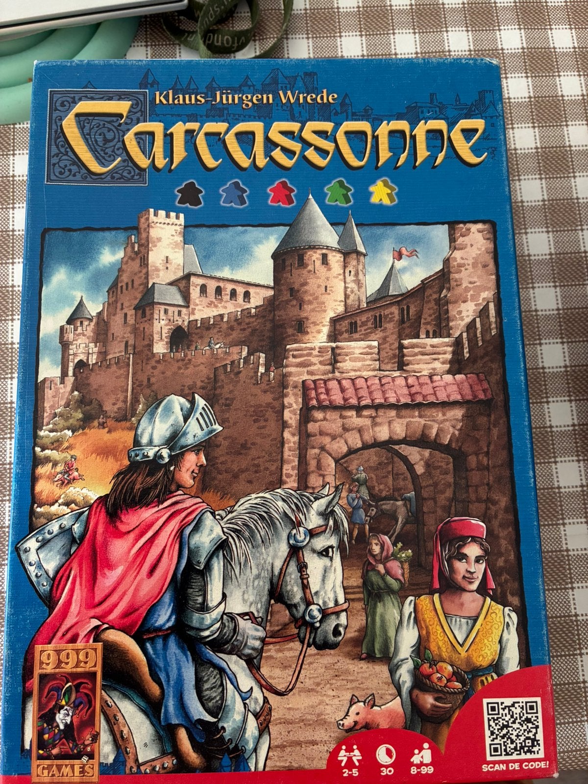 Carcassonne, Hobby en Vrije tijd, Gezelschapsspellen | Bordspellen, Ophalen of Verzenden, Gebruikt