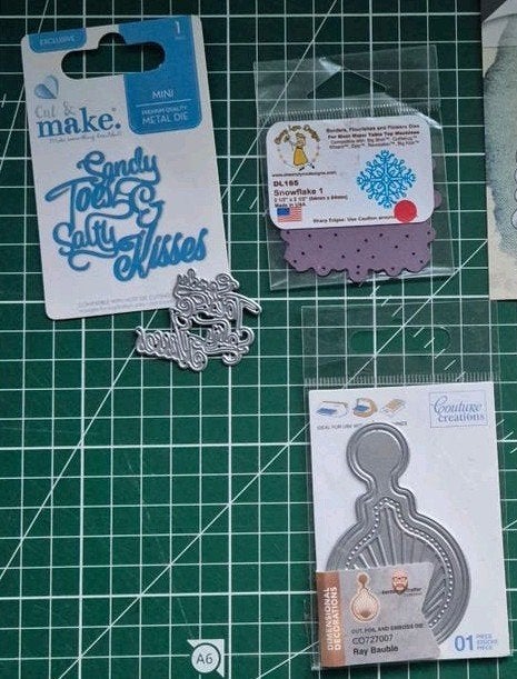 Snijmallen 1,- per stuk, Hobby en Vrije tijd, Scrapbooking, Ophalen of Verzenden, Zo goed als nieuw, Frame of Mal