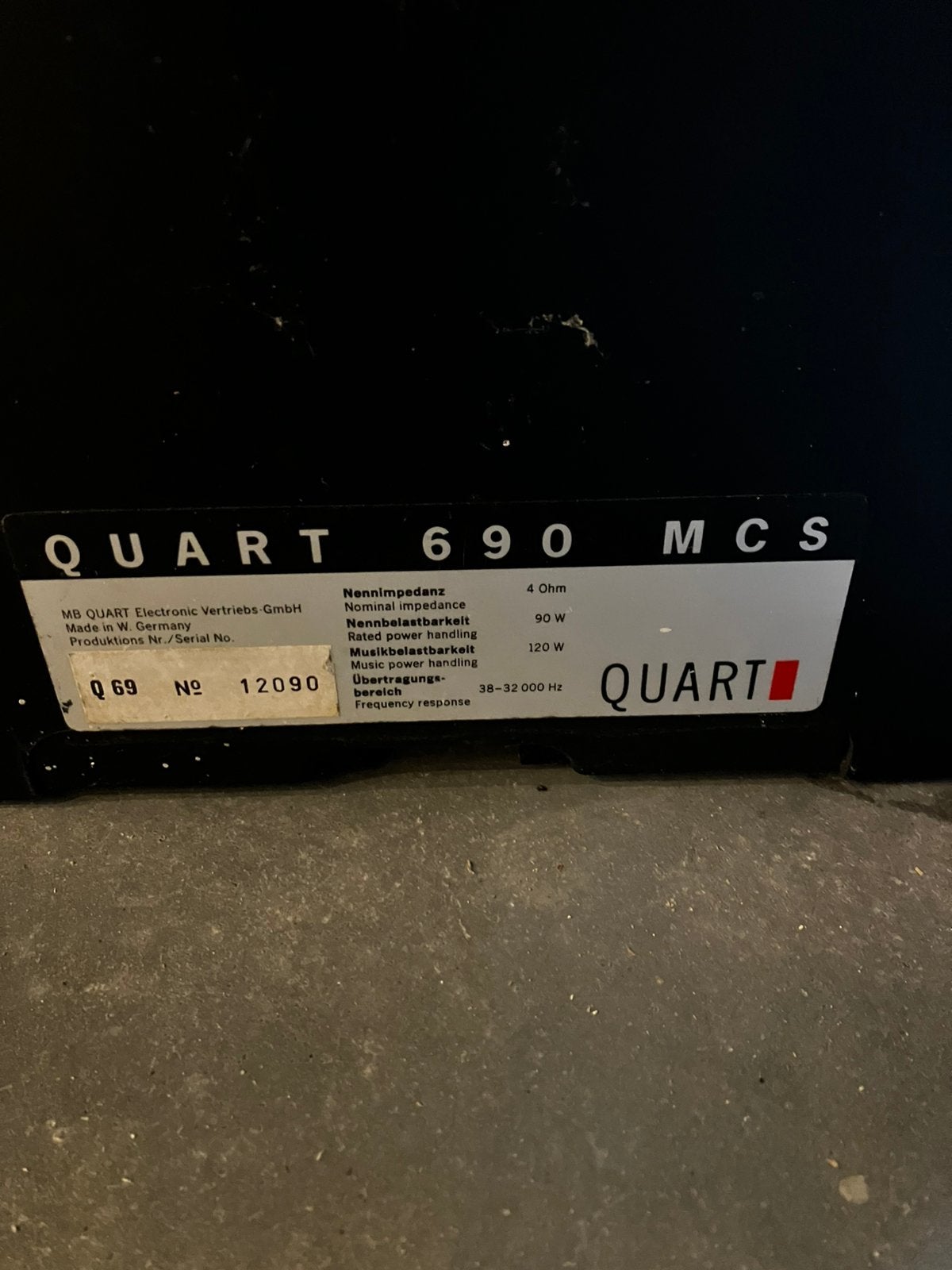 MB quart, Audio, Tv en Foto, Ophalen, Overige merken