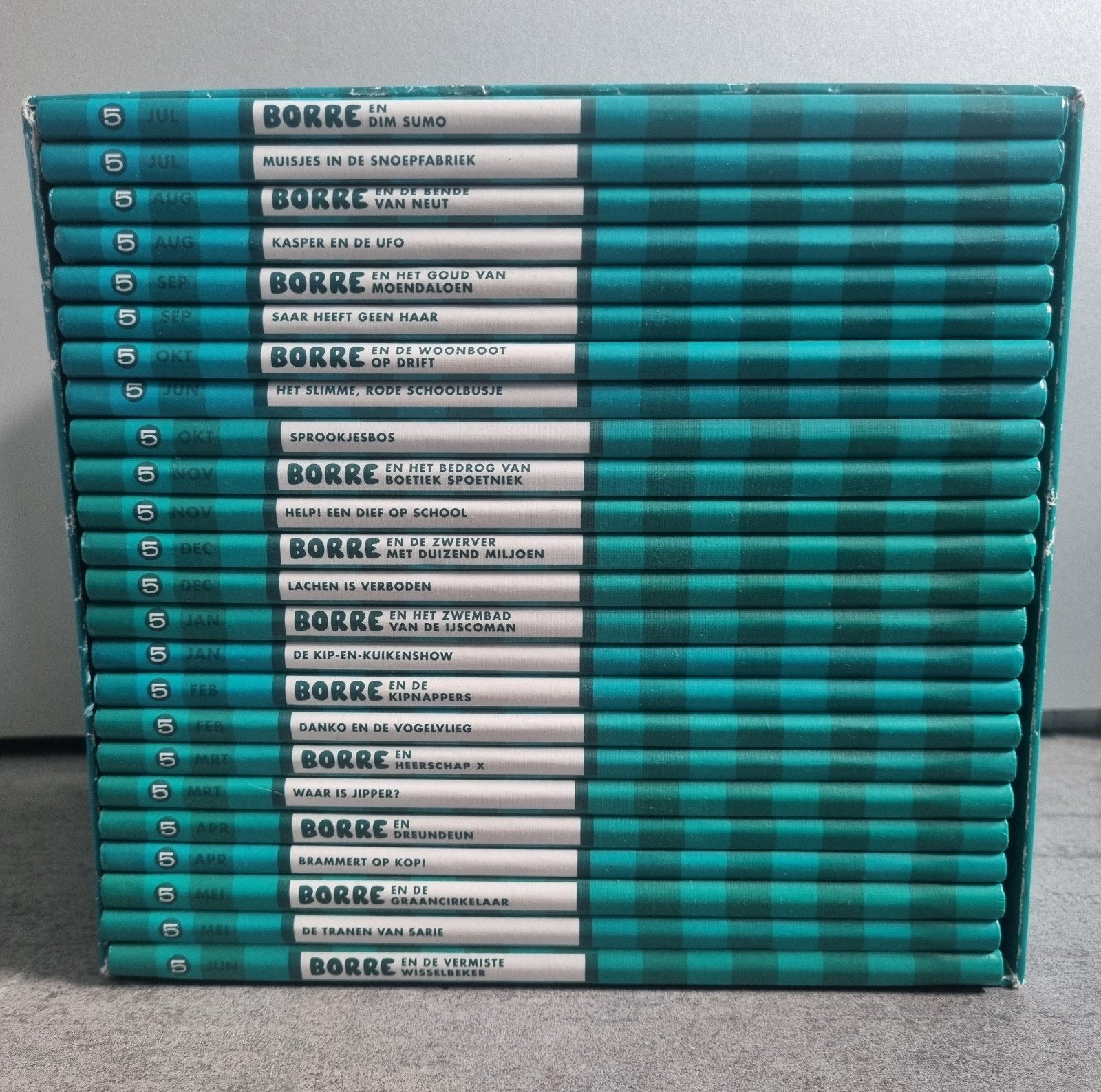 Borre Boekjes Complete Set - 24 Deeltjes in Cassette, Ophalen of Verzenden, Gelezen, Jeroen Hoogerwerf, Fictie algemeen