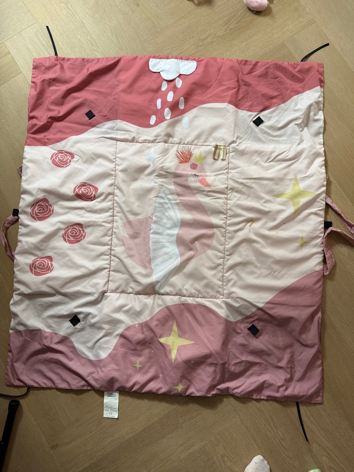 Speelkleed met babygym - Roze met zwaan, Ophalen, Gebruikt, Speelkleed