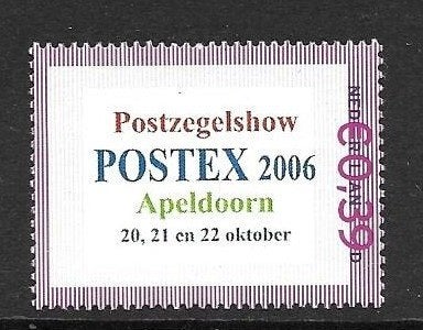 Persoonlijke zegel Postex 2006 (0,39), postfris, Postzegels en Munten, Postzegels | Nederland, Ophalen of Verzenden, Postfris
