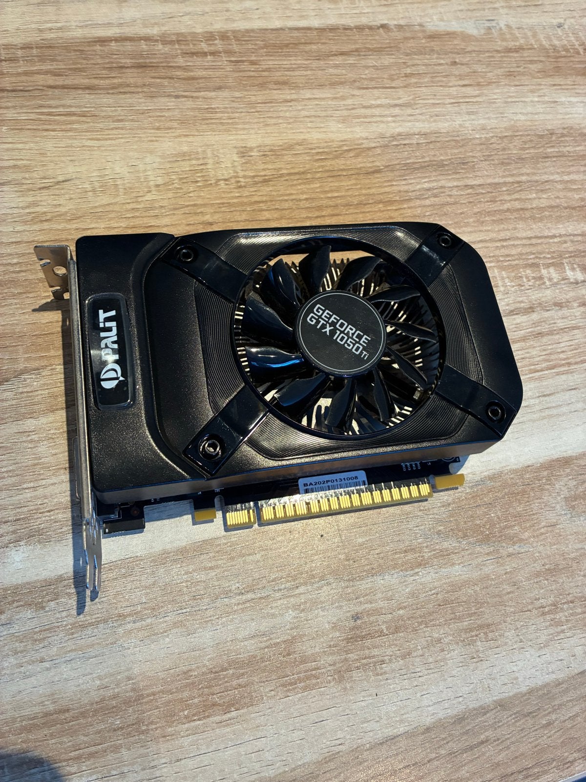 Palit GeForce GTX 1050 Ti StormX 4GB Videokaart, PCI-Express 3, Gebruikt, HDMI, Ophalen of Verzenden