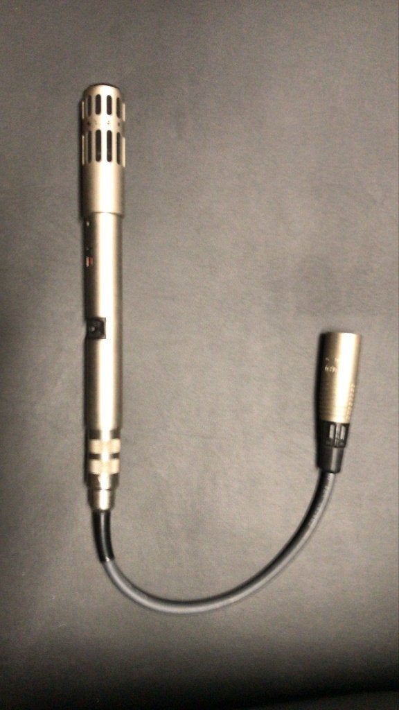 Sennheiser ME 40 K3 N Vintage Microfoon+small tuchel to XLR, Ophalen of Verzenden, Gebruikt