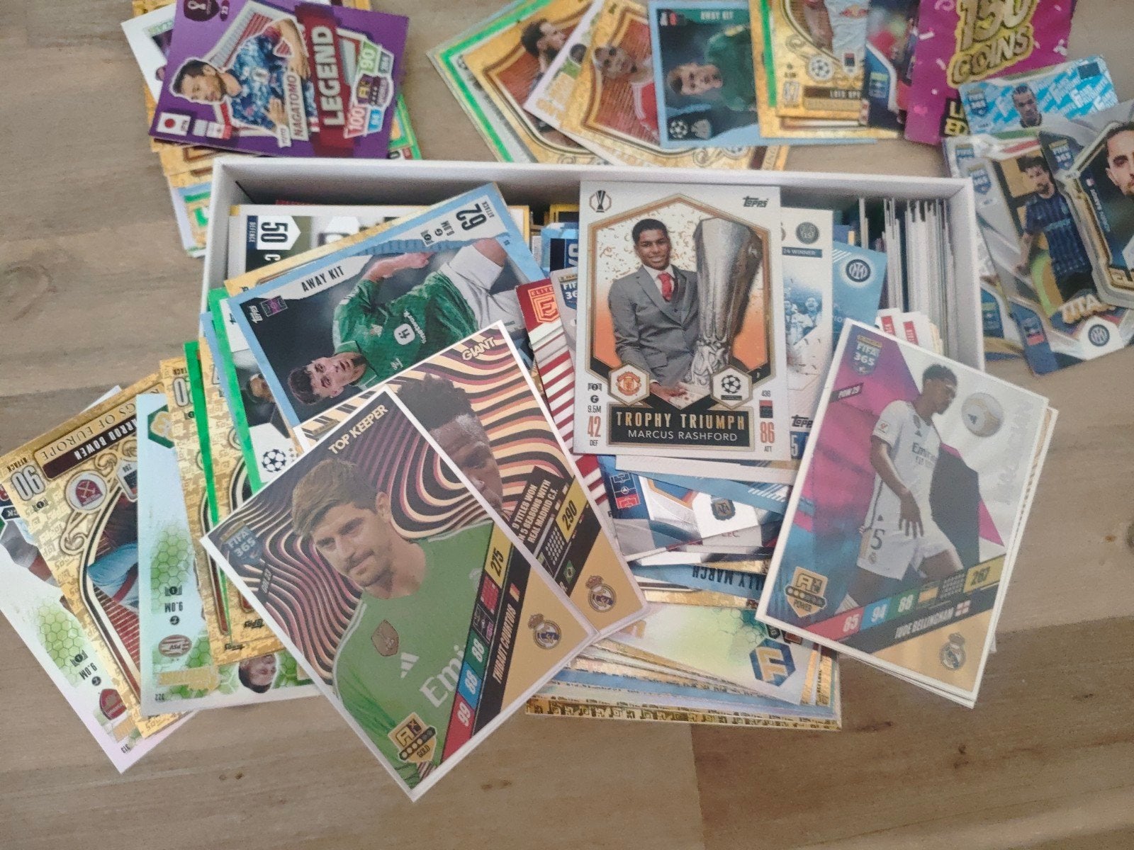Topps en Panini Voetbalkaarten Collectie bulk, Ophalen of Verzenden, Gebruikt, Losse kaart
