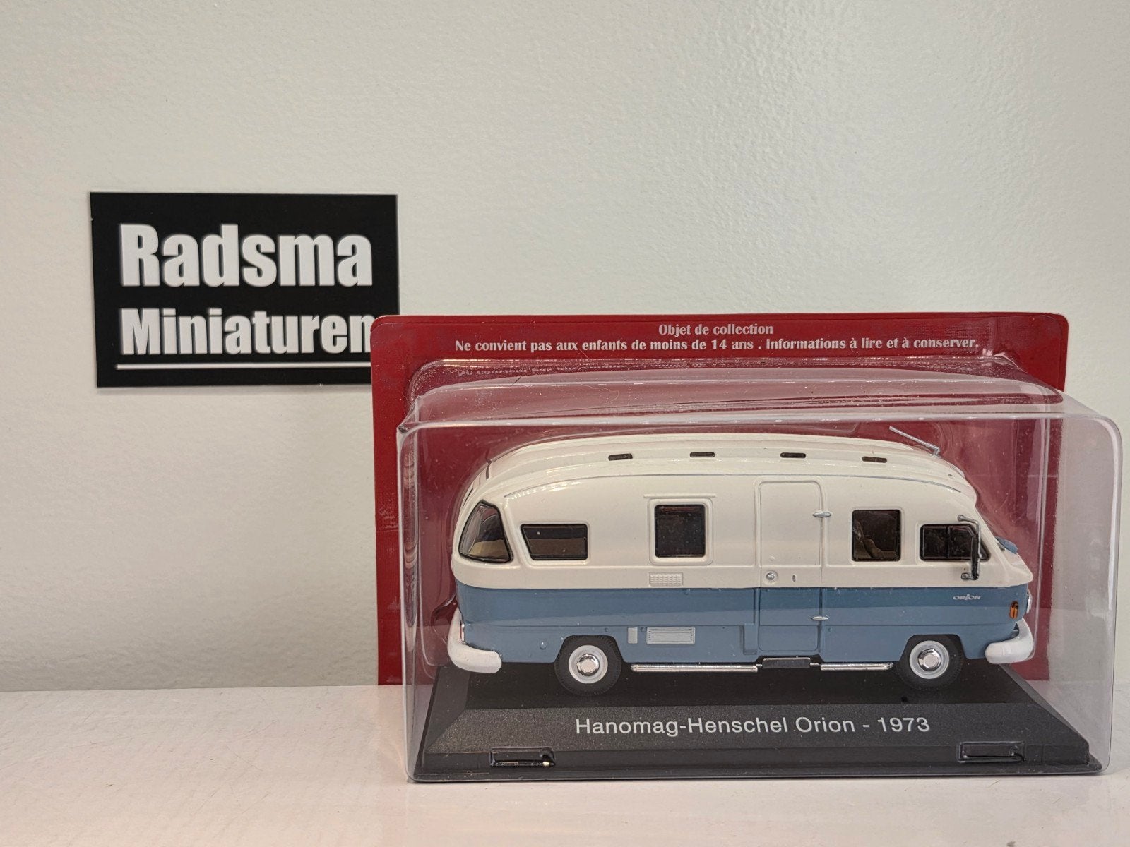 Hanomag henschel orion Camper 1973 - 1:43 Ixo/Altaya, Overige merken, Auto, Nieuw, Ophalen of Verzenden