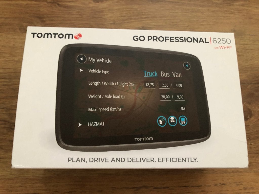 Tomtom GO Professional 6250 Truck 6" LifeMaps/Traffics/Flits, Ophalen of Verzenden, Gebruikt