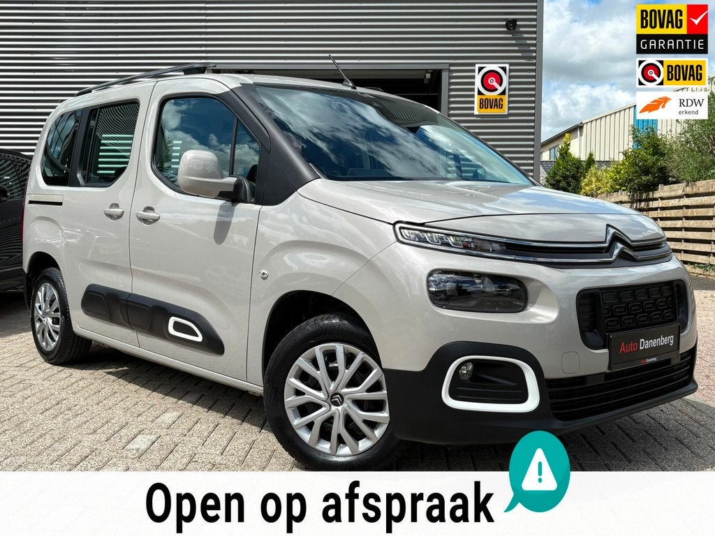 Citroen Berlingo 1.2 PureTech Live navi-carplay, Garantie!, Auto's, Citroën, Voorwielaandrijving, Stof, Origineel Nederlands, Handgeschakeld