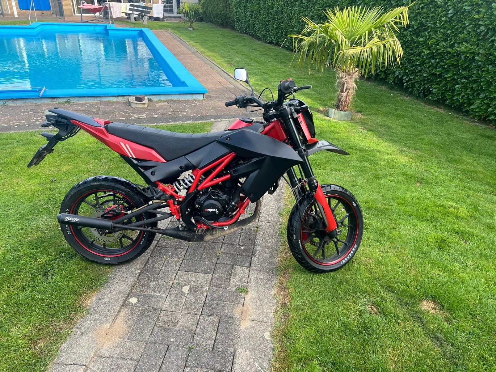 Te Koop Orion Evo 2017, Fietsen en Brommers, Brommers | Derbi, Ophalen, 6 versnellingen, Gebruikt, Maximaal 45 km/u