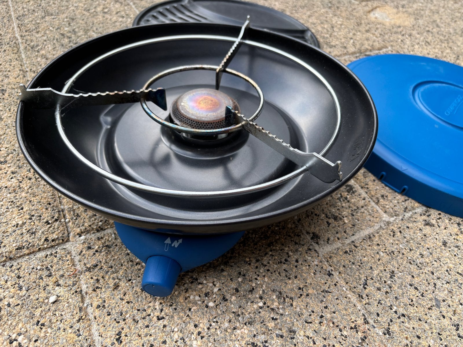Campingaz Party Grill 200 - Compacte en veelzijdige gasbarbe, Ophalen of Verzenden, Zo goed als nieuw