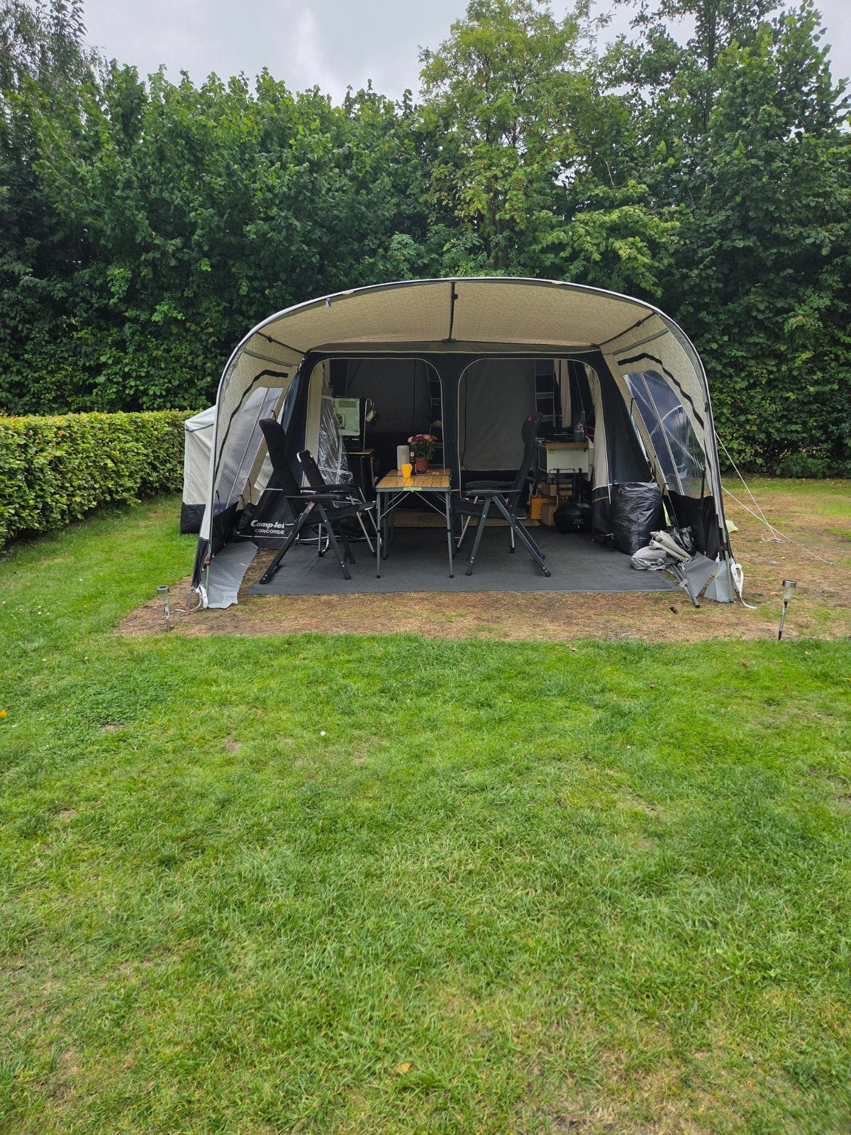 Camp-let concorde vouwwagen met nieuwe isabella  voorluifel, Ophalen, Gebruikt, Tot en met 5