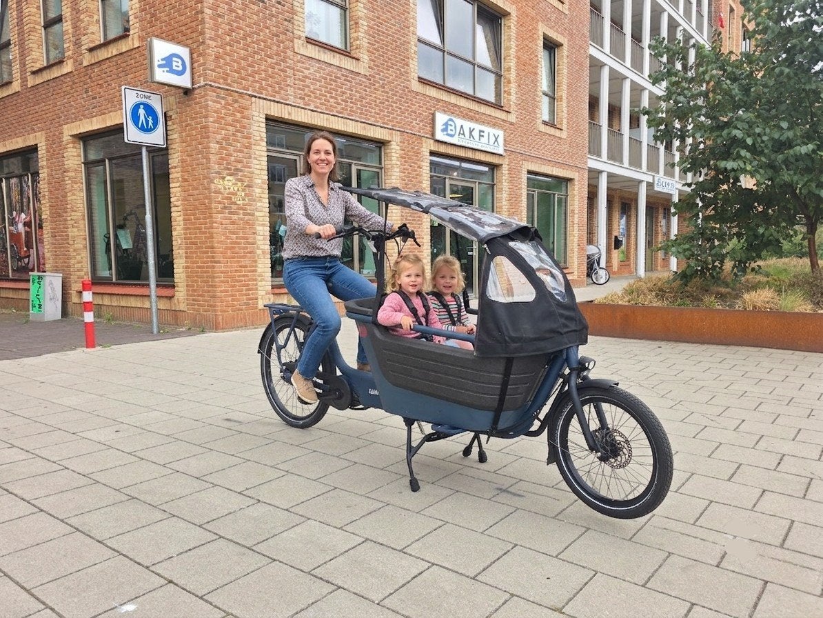 Winora Cargo Line Bakfiets met Regentent