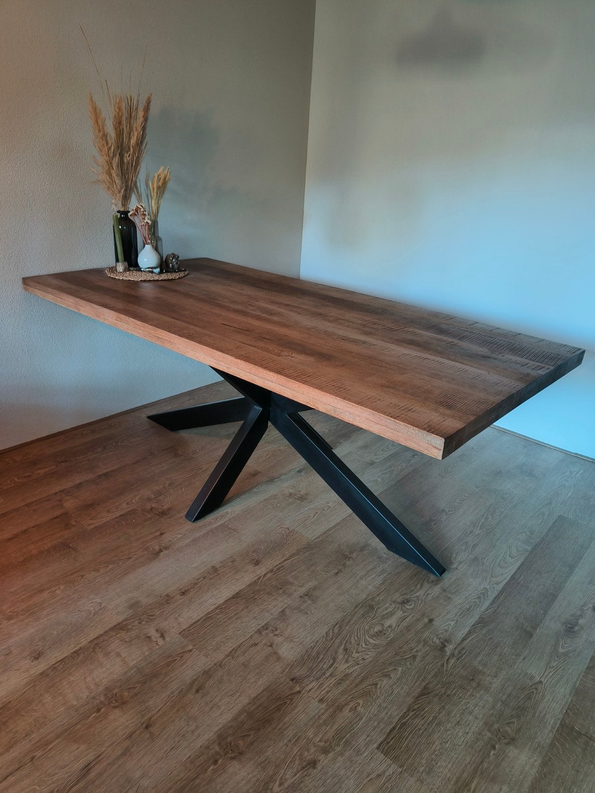 Eetkamertafel Hout | 200 cm | Zo Goed als Nieuw, Huis en Inrichting, Tafels | Eettafels, 200 cm of meer, Zo goed als nieuw, Vijf personen of meer
