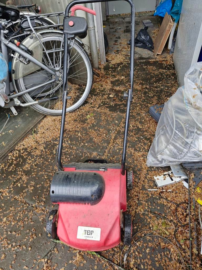 Elektrische grasmaaier - Top Garden, Ophalen, Cirkelmaaier, Gebruikt, Elektrische grasmaaier