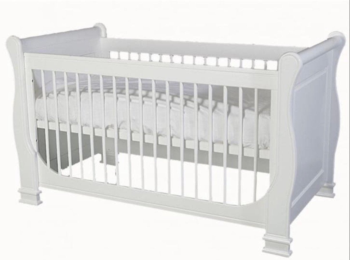Kidsmill Meegroei ledikant 70 x 140 cm Louise de Philippe, Ophalen, Zo goed als nieuw, Overige typen