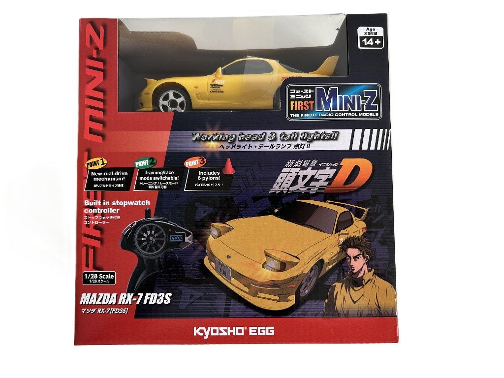 Kyosho First Mini-Z Mazda RX-7 FD3S 1/28 rc auto, Ophalen of Verzenden, Nieuw, Overige schalen, Auto onroad