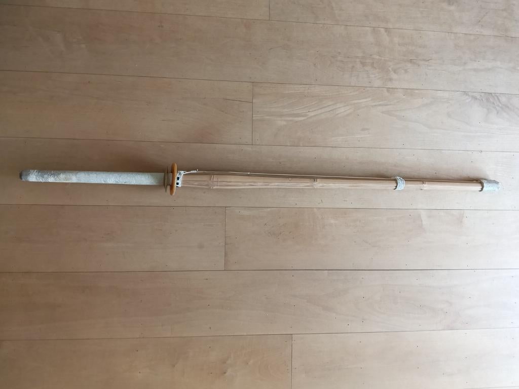 Shinai Kendo Trainingszwaard Bamboe 120 cm, Ophalen of Verzenden, Gebruikt, Kendo, Vechtsportmateriaal