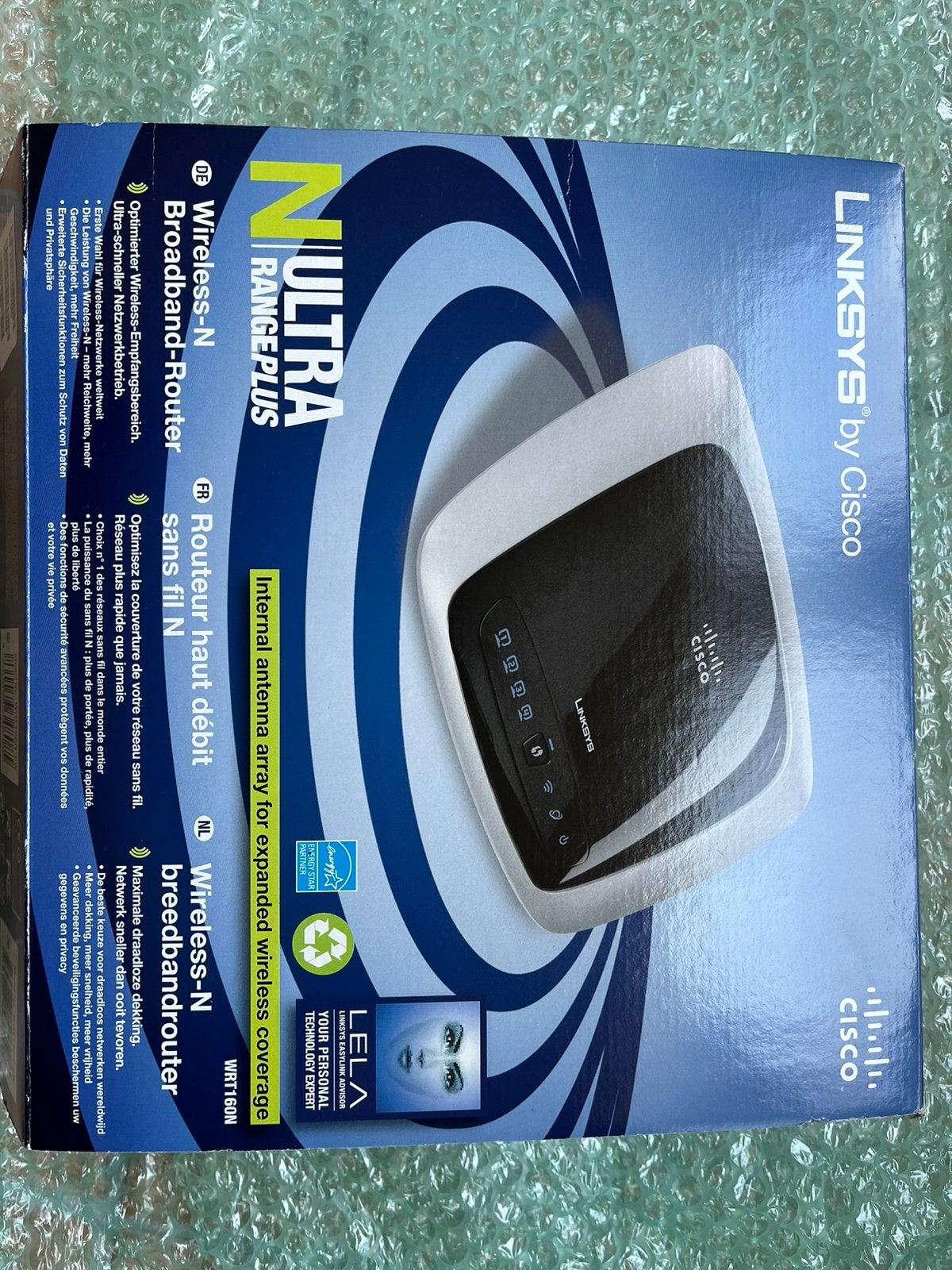 Linksys WRT160N, Computers en Software, Verzenden, Zo goed als nieuw, Router