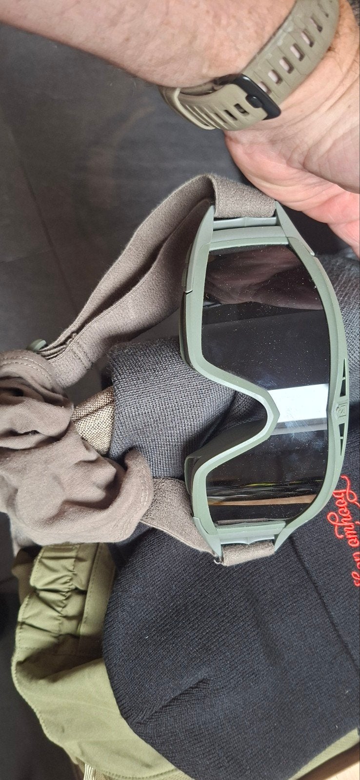 Militaire bril met verwisselbare glazen defensie KL airsoft, Verzamelen, Ophalen of Verzenden, Overige soorten, Overige gebieden