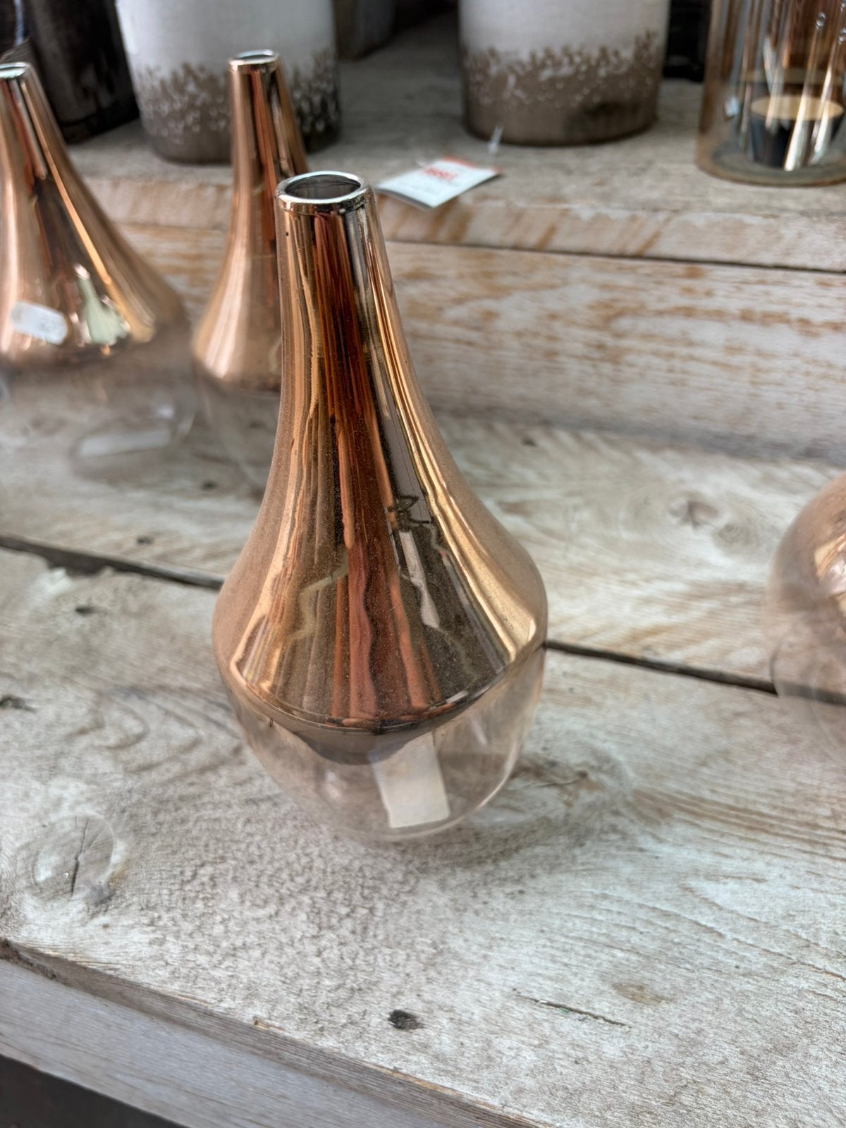 Mix partij decoratie vaasjes, Ophalen, Nieuw, Glas