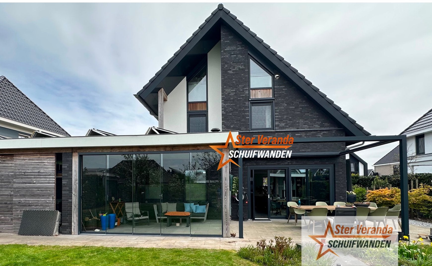 Glazen Schuifwanden - Helder & Getint Glas, Ophalen of Verzenden, Nieuw, Veranda