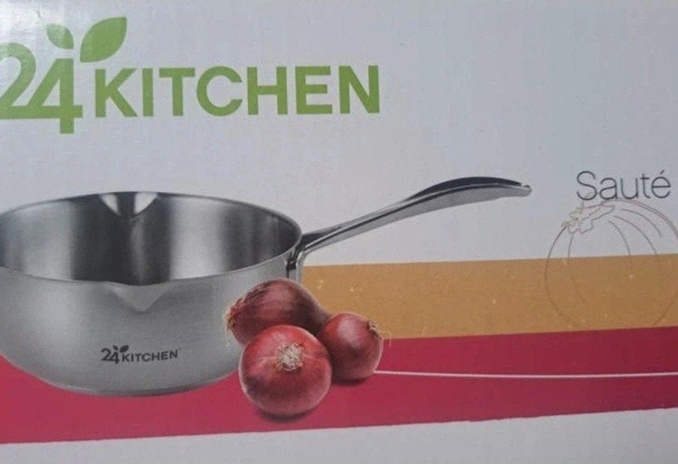 24Kitchen Sauteerpan Conisch RVS 20 cm, Huis en Inrichting, Keuken | Potten en Pannen, Nieuw, Ophalen of Verzenden, Sauteerpan